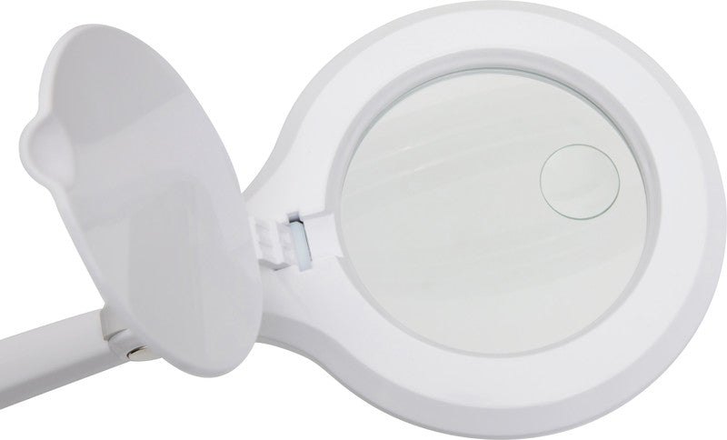 MAUL Leuchtlupe – 1,75× (Spot 4×) – Ø 100 mm – mit LED – weiss