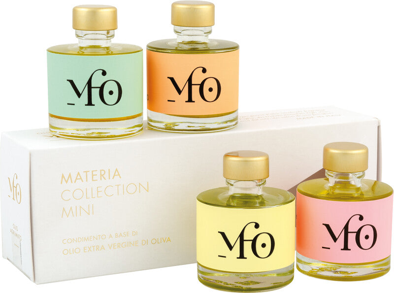Mancino Würzöl Geschenkbox Materia Mini – 4 × 50 ml