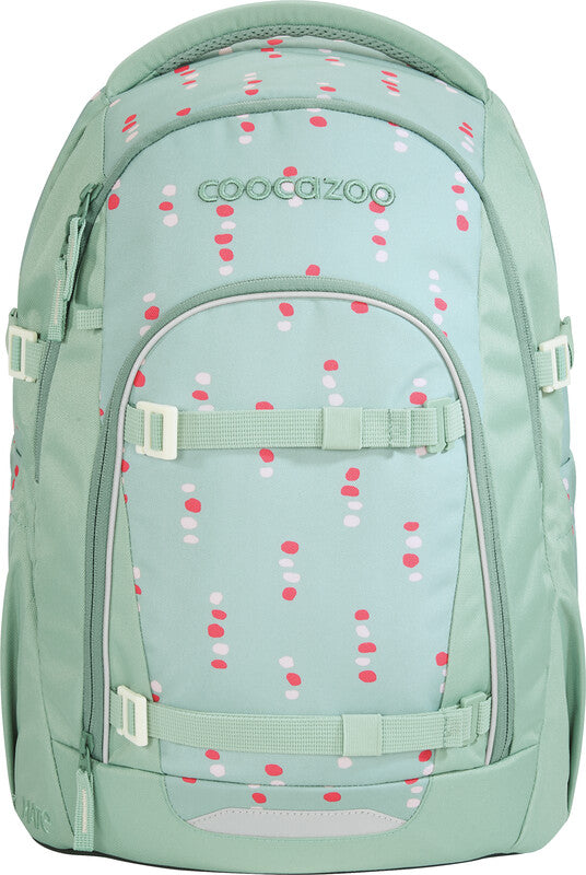 Coocazoo Rucksack Mate – Dancing Dots – 30 l, 30 × 46 × 23 cm – aus recycelten PET-Flaschen