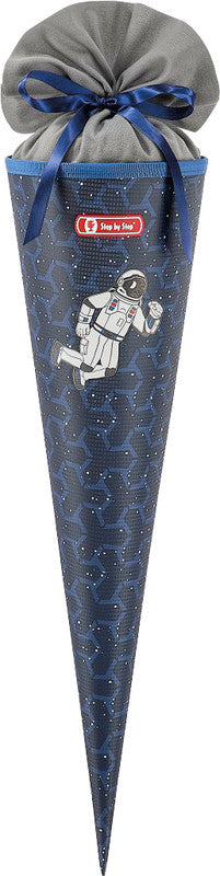 Step by Step Schultüte 70 cm × Ø 18 cm, 5 l – Motiv Star Astronaut Cosmo – rPET