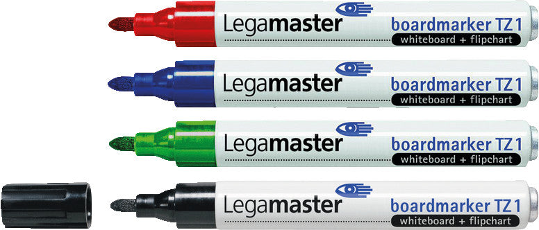 Legamaster Board-Marker TZ 1 – Rundspitze 1,5-3 mm – Blau – trocken abwischbar