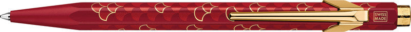 Caran d-Ache Caran d'Ache Kugelschreiber – Granatrot, Seidenmatt, Aluminium