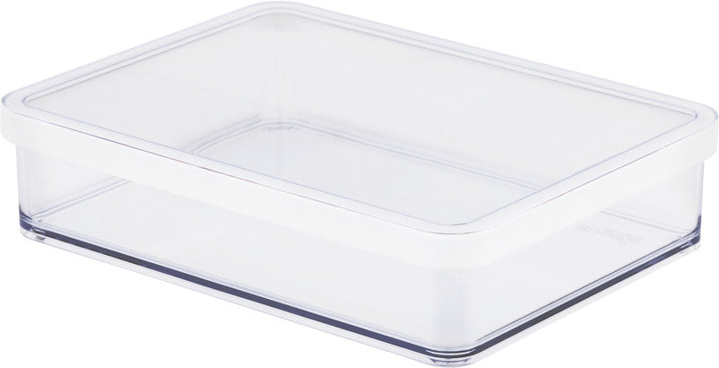 Rotho Vorratsdose Loft – 1 l – rechteckig – 20 × 4,8 × 15 cm – Kunststoff – transparent