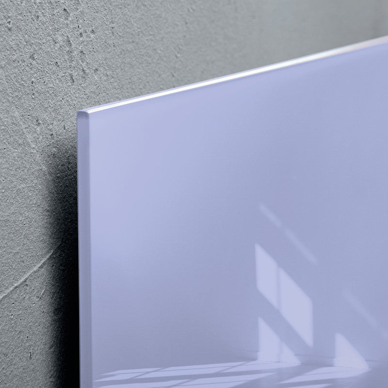 Sigel Whiteboard – 48 × 48 cm, Glas, magnetisch, Wandmontage, inkl. Magnete, Montagesatz