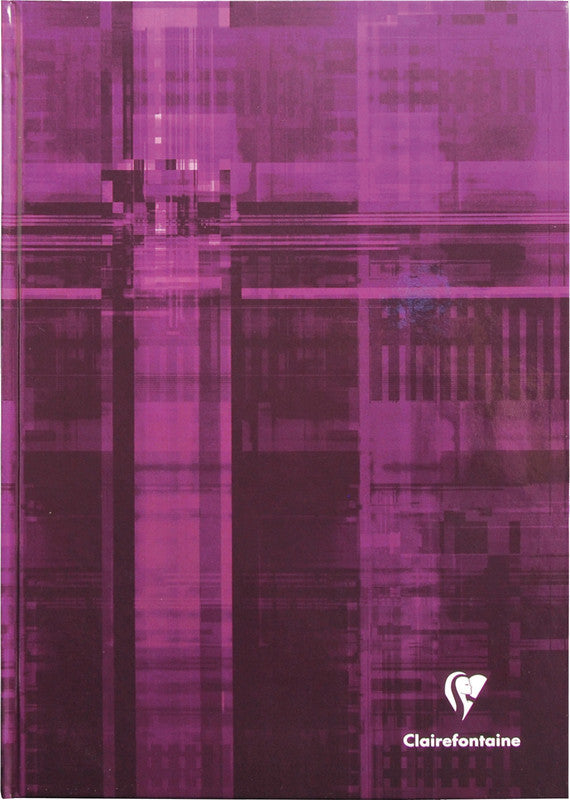 Clairefontaine Notizbuch A4, kariert 5 mm, Buchbindung, Karton, 192 Seiten, 90 g/m² – farbig sortiert