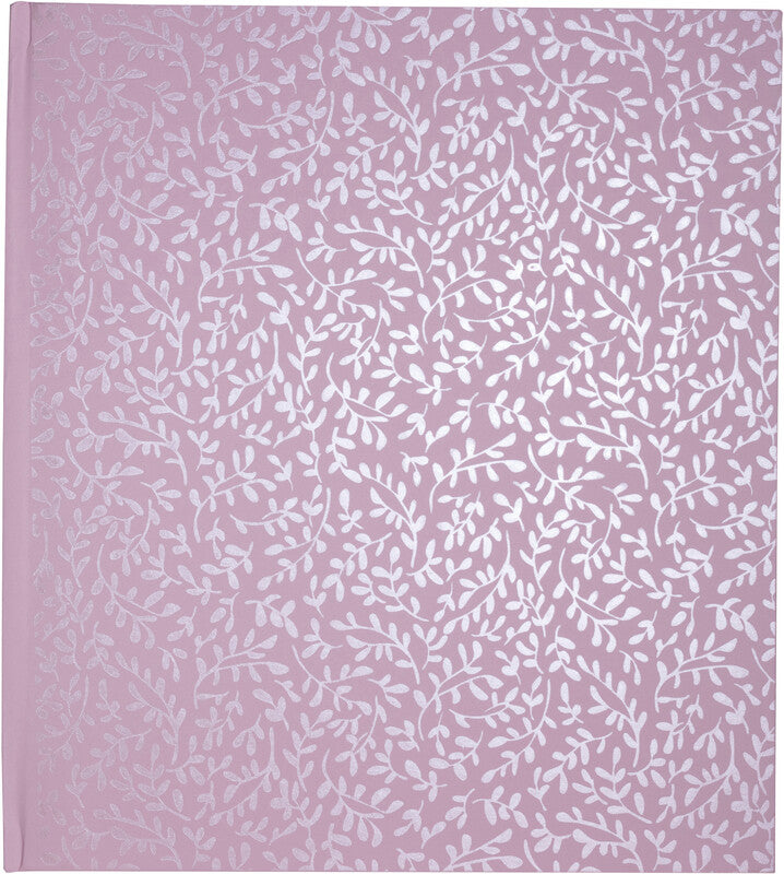 Exacompta Fotoalbum Autentik – rosa, mit Prägung, mit Pergaminzwischenblättern, Karton, 290 × 320 mm