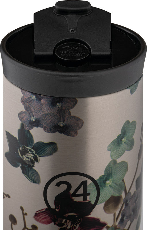 24Bottles Thermobecher Travel Tumbler – 3,5 dl – Edelstahl, isoliert, Sip&Go-Deckel – Virtue