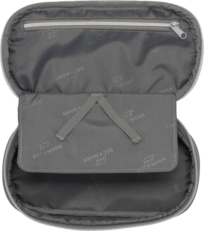 Beckmann Sport Jr. Etui Schlamperetui, leer – Grün Gepolstert – Polyester – 22 × 11 × 5 cm