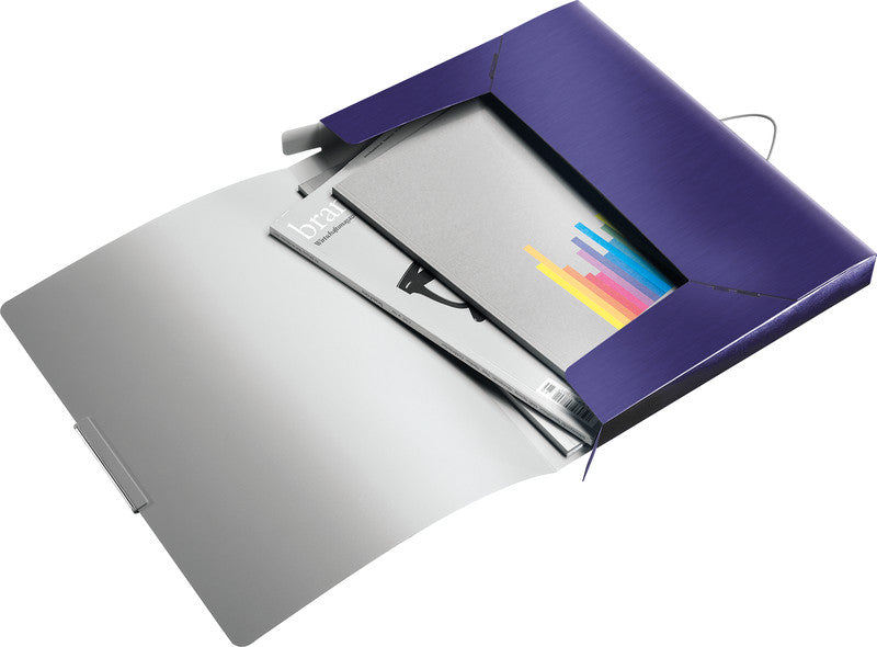 Leitz Style Aufbewahrungsbox B 250 × H 330 × T 37 mm – für A4, 250 Blatt, violett, PP