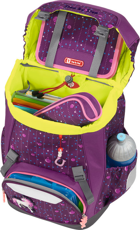 Step by Step Schulrucksack Giant – 5-teilig – Dreamy Unicorn Nuala – Recycelte Materialien