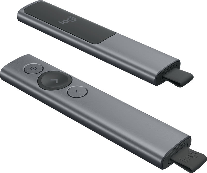 Logitech Spotlight Plus Fernbedienung – für Windows, Mac OS – Spotlight-Funktion, aufladbar