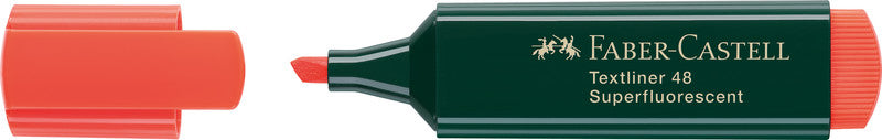 Faber-Castell Textmarker Orange – Keilspitze, 1–5 mm, nachfüllbar