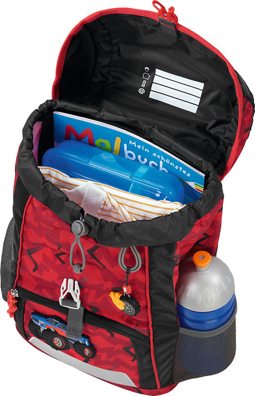 Step by Step KID – Kindergartenrucksack-Set 3-teilig – 13 l, rPET, Monster Truck Rocky