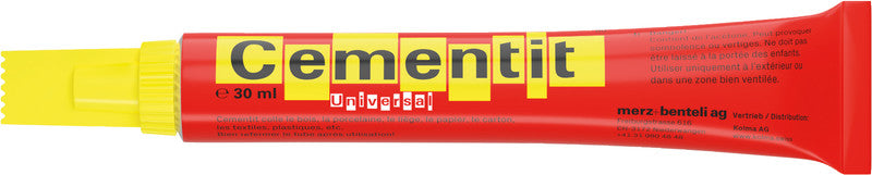 Cementit Universalkleber – permanent, transparent, 30 ml, für Glas, Porzellan, Stein usw.