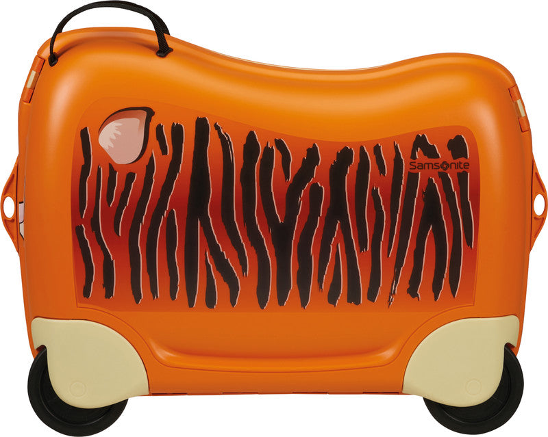 Samsonite Ride-on-Kindertrolley Handgepäck – 30 l, Hartschale PP, 4 Rollen, Tiger T., 52 × 38 × 21 cm