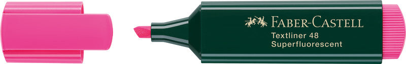 Faber-Castell Textmarker rosa – Keilspitze, 1–5 mm, nachfüllbar
