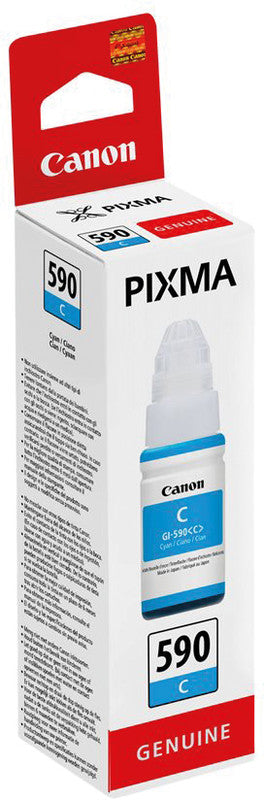 Canon Tintenpatrone GI-590C, cyan, 70 ml – für Tintenstrahldrucker/Multifunktionsgeräte
