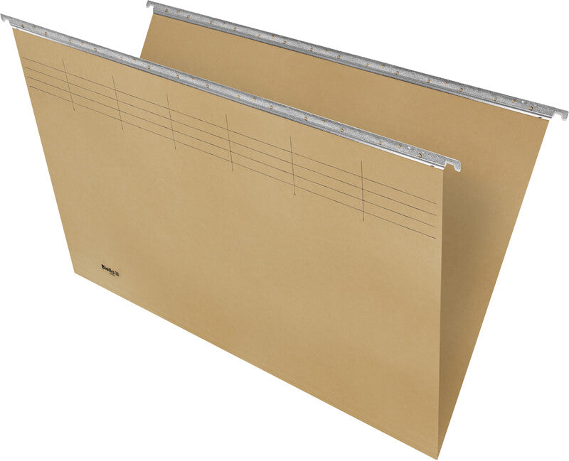 Biella Hängeordner für A3 – Karton, Olivgrün, 440 × 340 mm, mit Vordruck