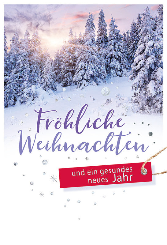 Kurt eulzer Weihnachtsgrusskarte (Pop-Up) – A6 (105 × 148 mm) – mit Umschlag, Text DE, Karton