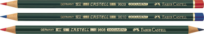 Faber-Castell Kopierfarbstift, Jumbo, mit Radierer, Blau/Rot, Mine Ø 3,25 mm, Dunkelgrün
