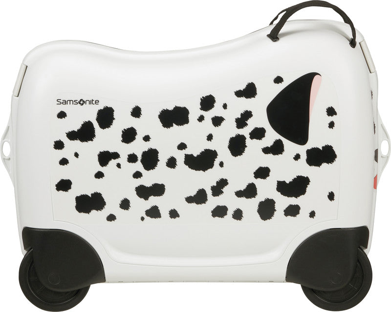 Samsonite Kindertrolley Dream2Go Rider Handgepäck – 30 l, Hartschale, 4 Rollen, Welpenmuster, 52 × 38 × 21 cm