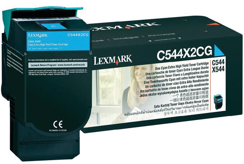 Lexmark Toner – cyan, 4000 Seiten