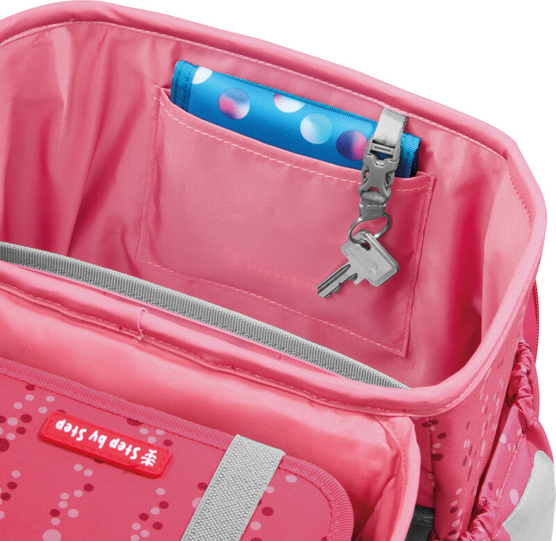 Step by Step Schulrucksack-Set – 4-teilig – Pink Bubbles