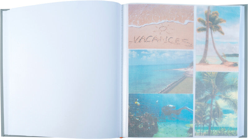 Exacompta Fotoalbum – blaugrau, Karton, 290 × 320 mm