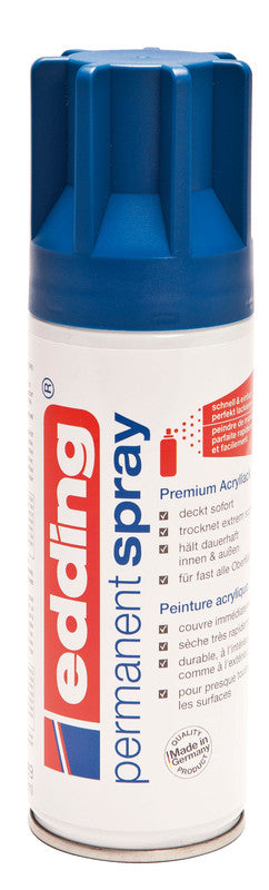 Edding Farbspray – Enzianblau, Seidenmatt, 200 ml