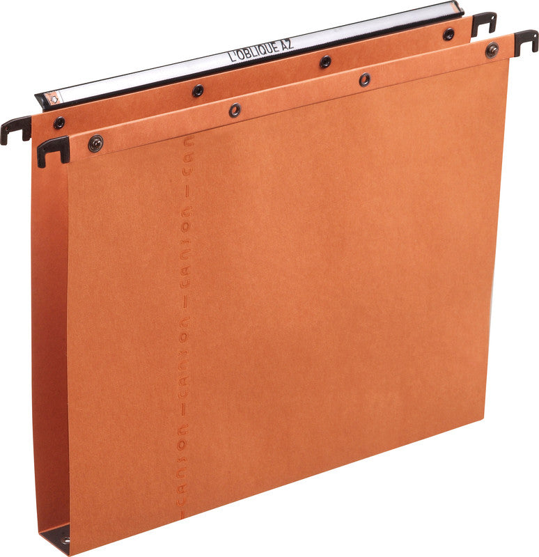 Elba l'oblique Hängeordner für A4 – Karton, Braun, 310 × 250 mm, ohne Vordruck