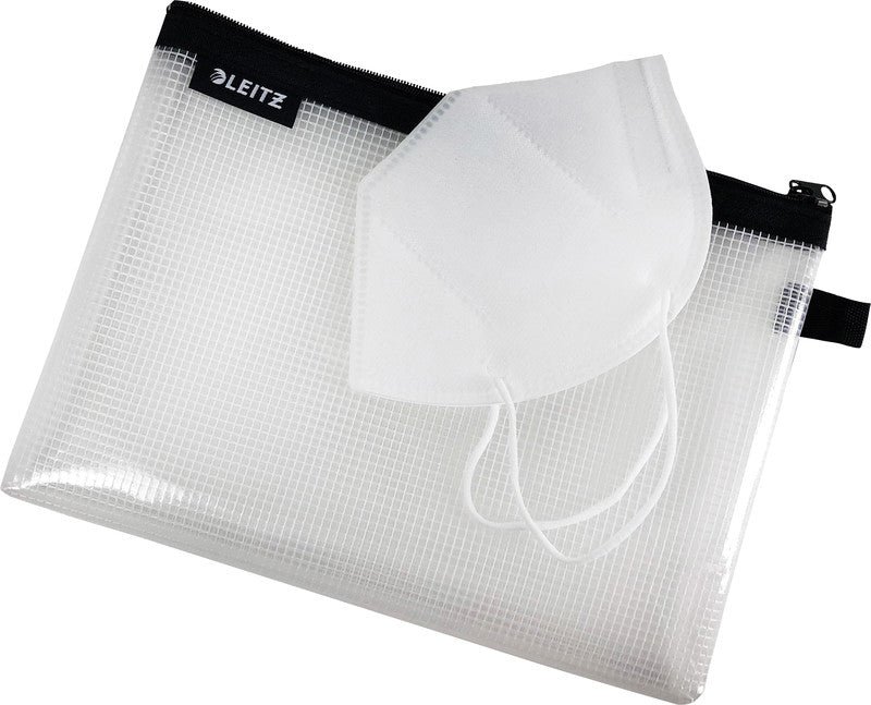 Leitz Reissverschlusstasche – Wasserfest, Reissverschluss – 240 × 170 × 10 mm – Schwarz – EVA