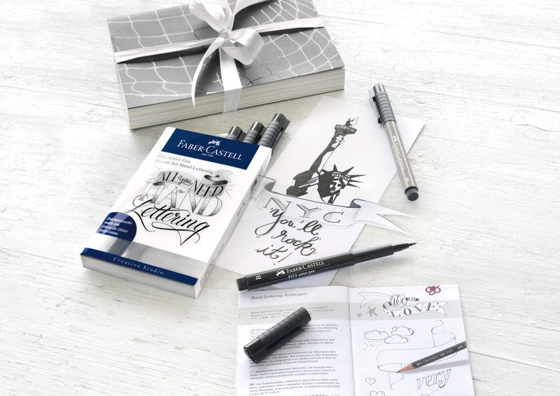Faber-Castell Tuschestifte, wasserfest, 8 Stk.