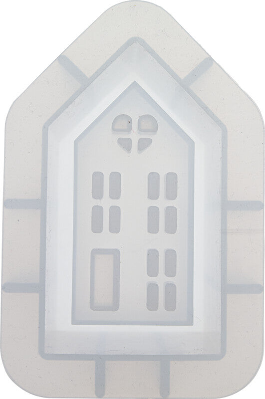 Stafil Silikonform Haus – 1 Stück – Weiss – 125 × 70 × 60 mm