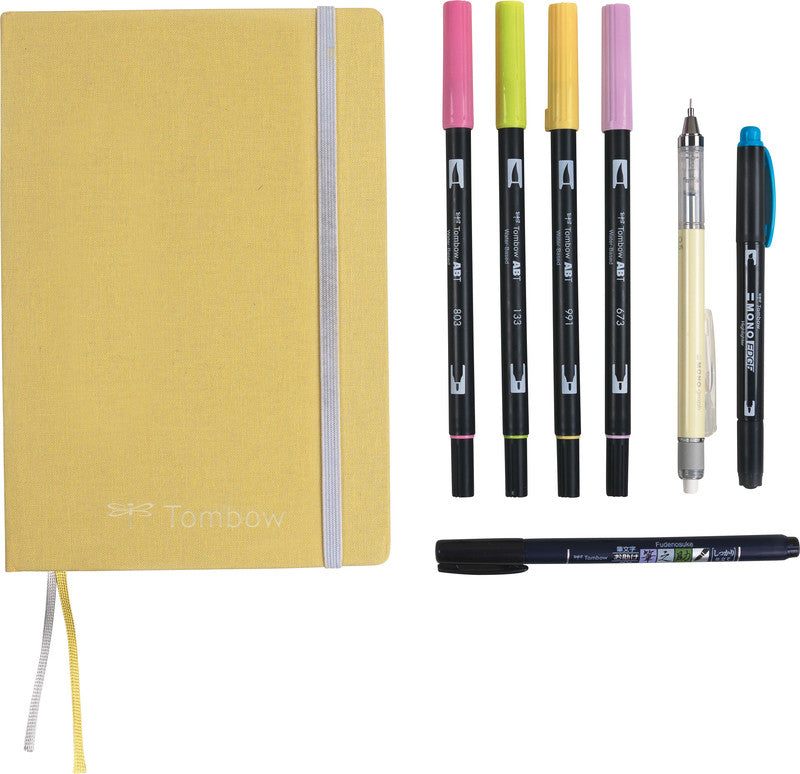Tombow Starter Kit Handlettering – 4 ABT Dual Brush Pens – A5