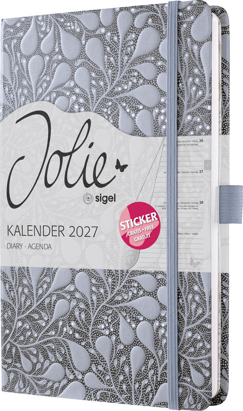 Sigel JOLIE Agenda – 1 Woche/2 Seiten, gebunden, A5, Jan–Dez, Enchanted Sky, FSC