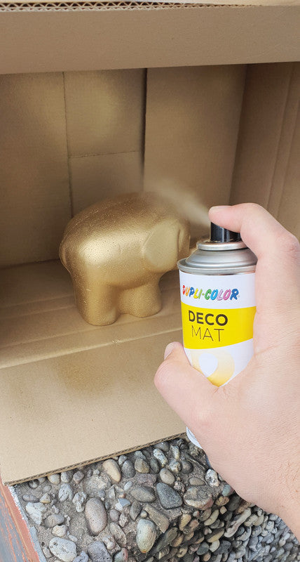 Dupli-color Farbspray – Goldbronze, matt, 150 ml, für Metall, Holz & Glas