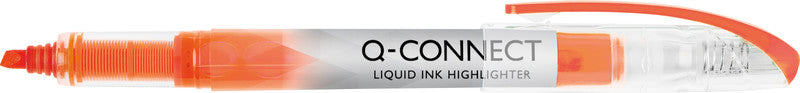 Q-CONNECT Slim Textmarker Orange – Keilspitze, 1–4 mm