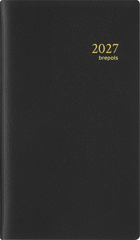Brepols Planer Interplan 736 Wochenplaner – 1 Woche/2 Seiten, Spiralbindung, 9 × 16 cm, 2027, FSC