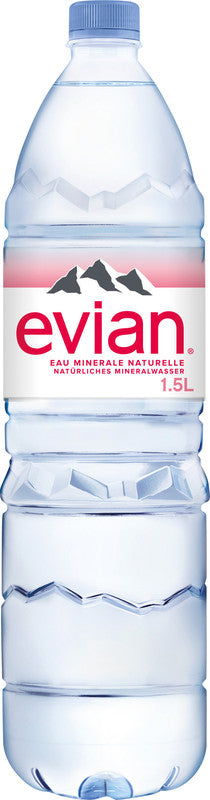 Evian Mineralwasser rPET – 1,5 l, ohne Kohlensäure