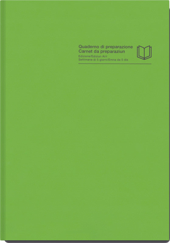 Verlag für unterrichtsm. Verlag für Unterrichtsm – Unterrichtsheft A4, Buchbindung, Karton, 128 Seiten, perforiert, 100 g/m² – hellgrün