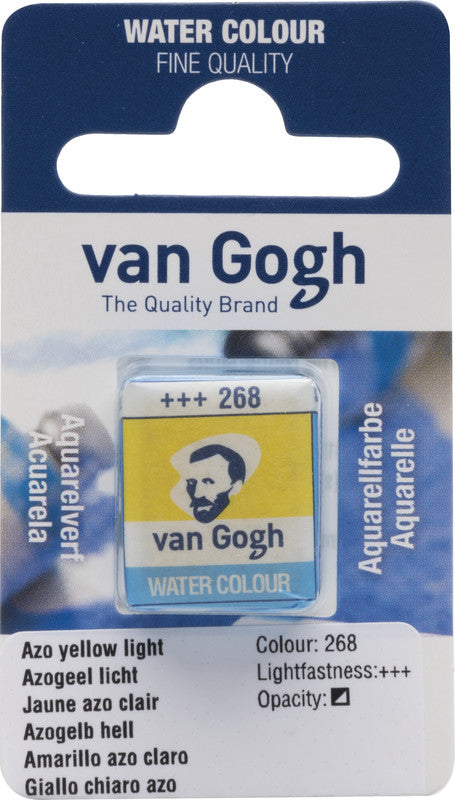 Van Gogh – Aquarellfarbe – Hellazogelb