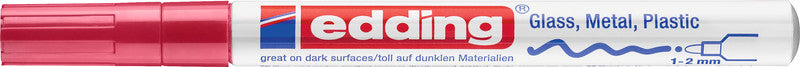 Edding Paint Marker 751 – für dunkle Materialien, rot
