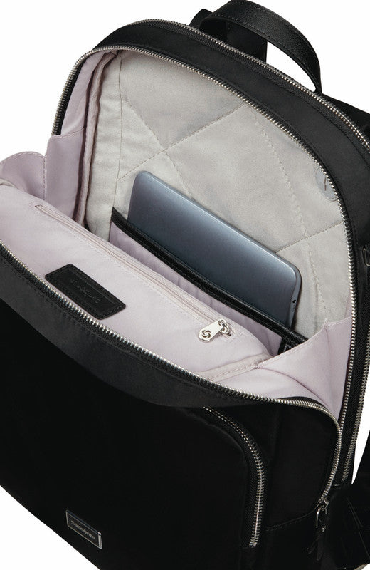Samsonite Karissa Biz 2.0 Notebook-Rucksack – 13,5 l, USB-Port, Aufsteckfunktion, Nylon, Schwarz