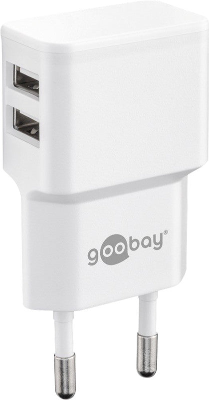Goobay Ladegerät – 12 W, 2× USB-A
