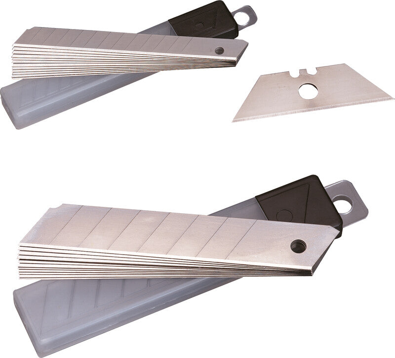 Q-CONNECT Ersatzklinge für Profi-Cutter, Sicherheits-Cutter, 18 mm, Silber, 5 Stk.