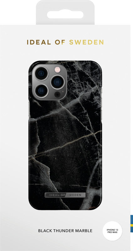 Ideal of Sweden – Backcover – für Apple iPhone 13 Pro Max – Black Thunder Marble
