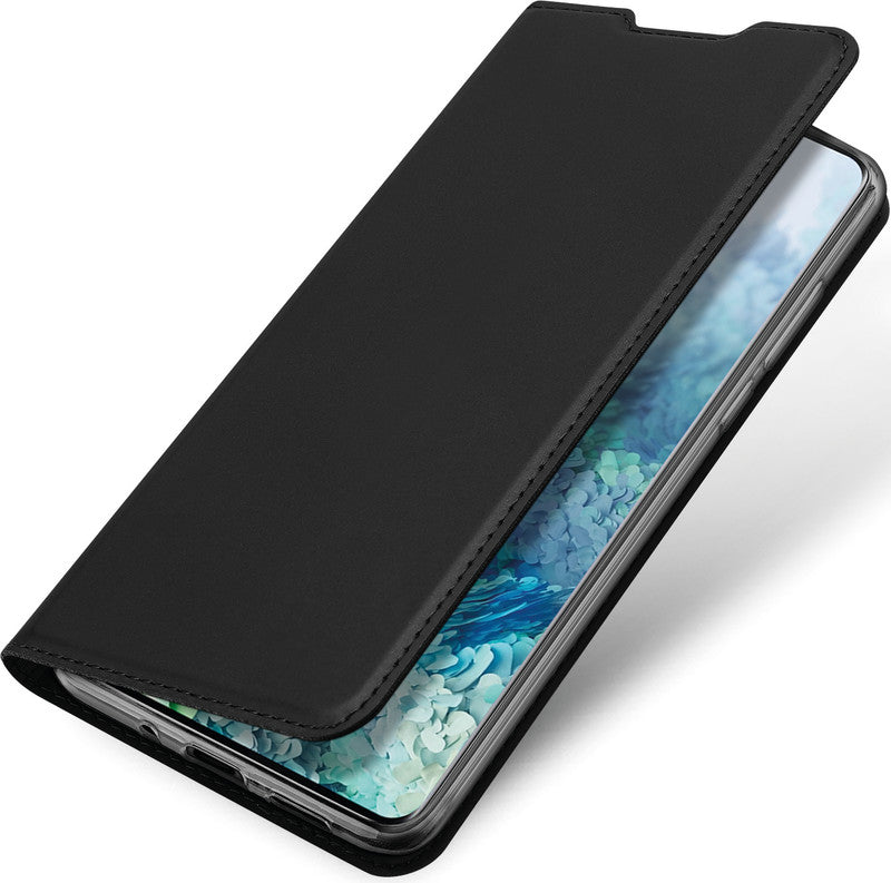 Dux Ducis Booklet-Hülle – für Samsung Galaxy S20 – schwarz – Kunstleder – mit Kartenfach, Magnetverschluss
