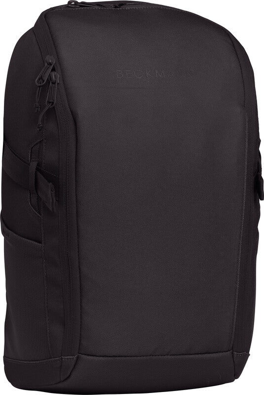 Beckmann Notebook-Rucksack Street Go – wasserabweisend, mit USB, rPET-Polyester – Braun, 300 × 470 × 200 mm