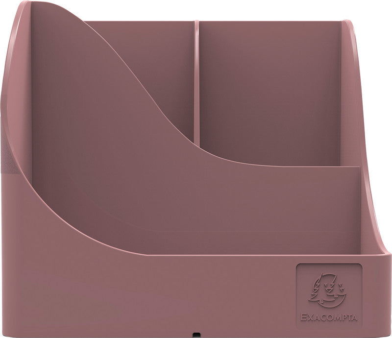 Exacompta Multiköcher – 5 Fächer, rosa, Kunststoff, B 109 × H 119 × T 155 mm