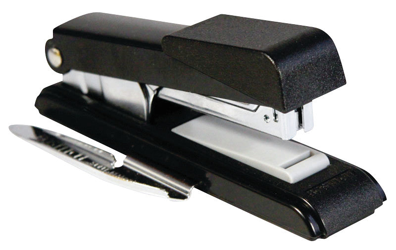 Bostitch B8 Hefter, 26 Blatt, Flat-Clinch, Klammernentferner, Einlegetiefe 65 mm, Schwarz
